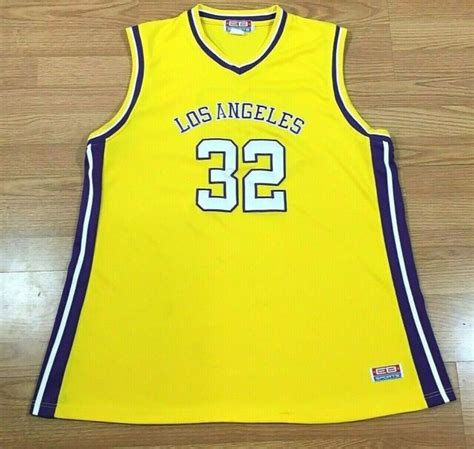 Shaq Los Angeles Jersey #32 EB Sports Basketball NBA Lakers Men's Size ...