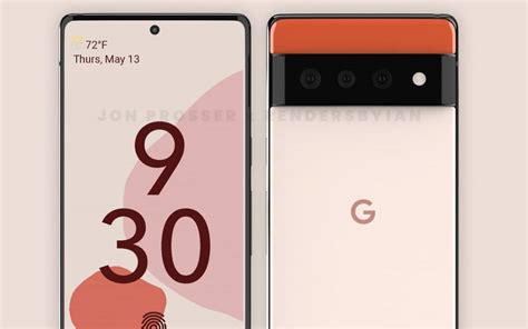 Pixel 6 : découvrez le nouveau design des smartphones Google