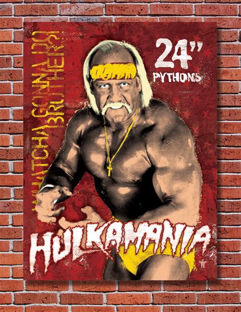 Hulkamania: a Hulk Hogan Art Print - Etsy