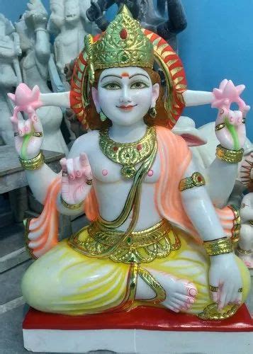 White Hindu Marble Surya Bhagwan Statue, For Temple at Rs 20000 in Jaipur