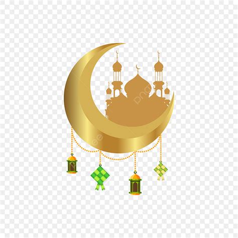 Eid 무바라크 Selamat 하리 라야 Aidilfitri 달에 Ketupat 사원 배경 인사말, 케투 Pat, 음식, 상 PNG, 일러스트 및 벡터 에 대한 무료 ...