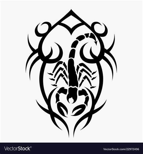 Scorpion tattoo Royalty Free Vector Image - VectorStock