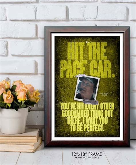 Days of Thunder pace Car Quote Poster | Etsy