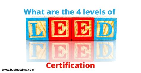 What are the 4 levels of LEED certification || - Busines Time