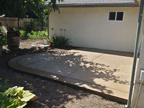 Salt Finish Concrete Patio In Davis - Solano County | Yolo County | California - A. Townsend ...