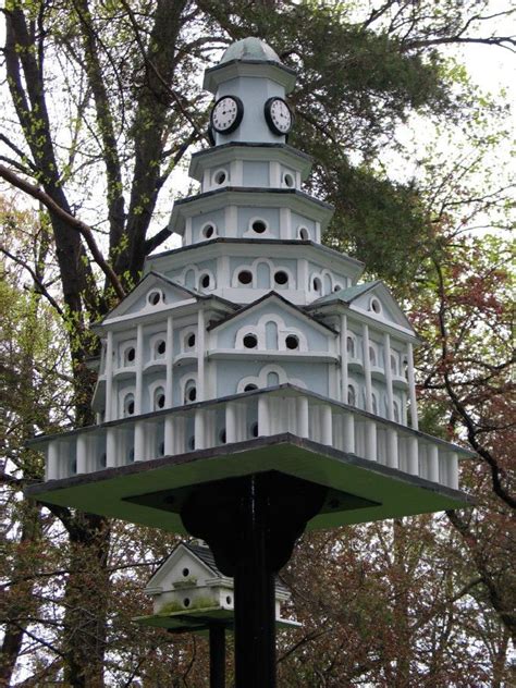 purple martin house - probably a newer version based on original design ...