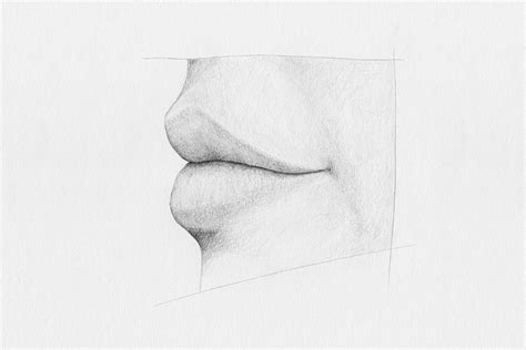 How to Draw Lips from the Side | How-to-Art.com