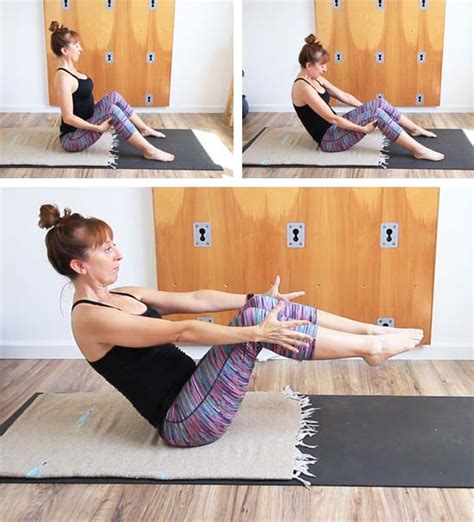 Boat pose sequence - 20 minute yoga flow core routine. Beginner friendly