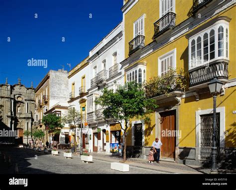 Spain Tarifa Old Town Costa de La Luz Cadiz Province Andalucia ...