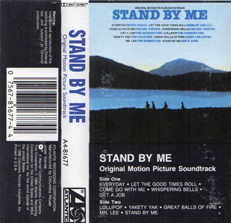 Stand By Me (Original Motion Picture Soundtrack) (1986, Dolby HX Pro ...