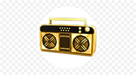 Golden Boombox - Roblox Boombox Roblox Emoji,Boombox Emoji - free ...