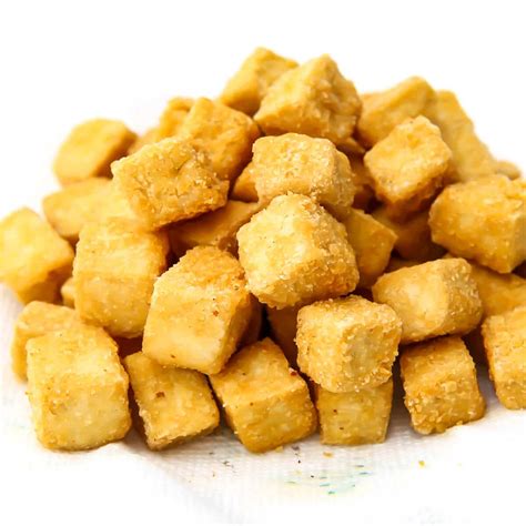 Deep Fried Tofu - The Hidden Veggies