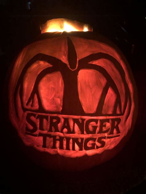 Spooky Stranger Things Pumpkin Carving