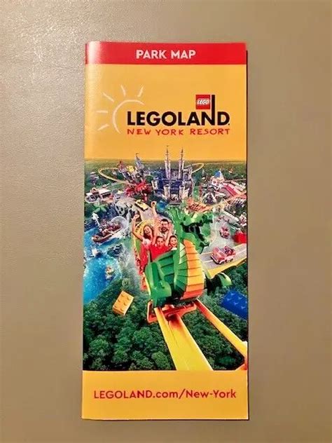 2021 LEGOLAND NEW York amusement park map brochure guide roller coaster dragon $2.49 - PicClick