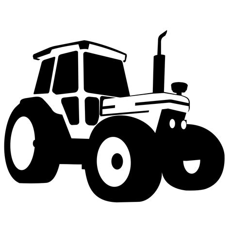 Vector for free use: Tractor vector