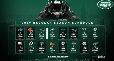 NY Jets Schedule Announced - JetNation.com (NY Jets Blog & Forum)