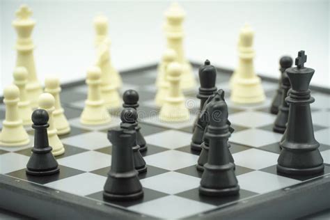 Set of Black Chess Pieces. Chess Piece Icons. Board Game Stock Photo ...