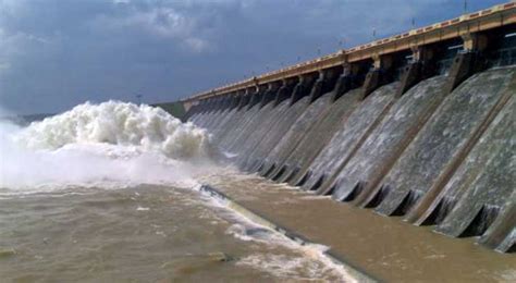 Eight Gates Of Odisha's Hirakud Dam Closed