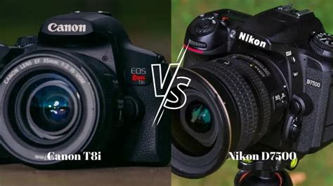 Canon T8i Vs Nikon D7500