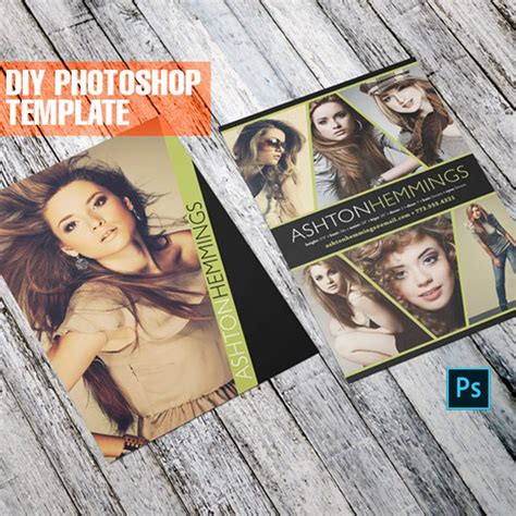 Free download model and actor comp card template - garsoc