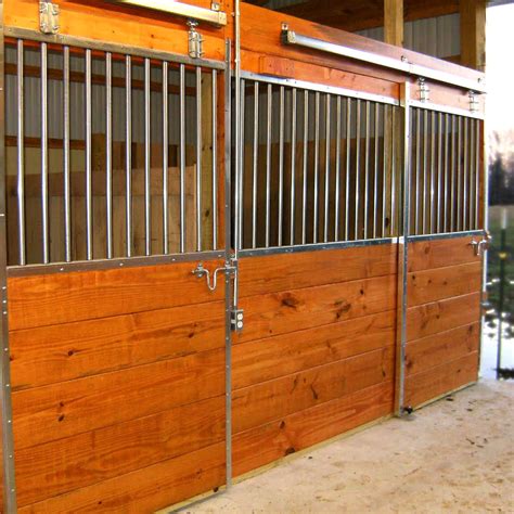 12' Derby Horse Stall Front | RAMM Horse Fencing & Stalls