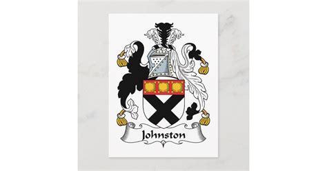 Johnston Family Crest Postcard | Zazzle