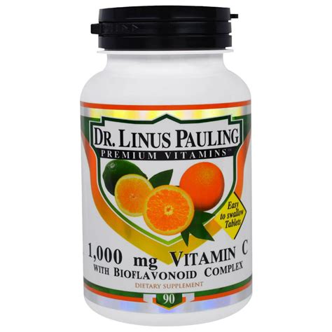 Dr. Linus Pauling, Vitamin C, 1,000 mg, 90 Tablets - Walmart.com - Walmart.com