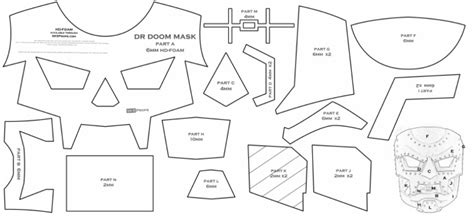 DR Doom Mask Template SKS Props | PDF