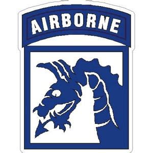 United States Army 18th Airborne Corps Dragon - Vinyl Sticker at Sticker Shoppe