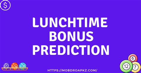 UK Lunchtime Bonus Predictions For Today 03 January 2023