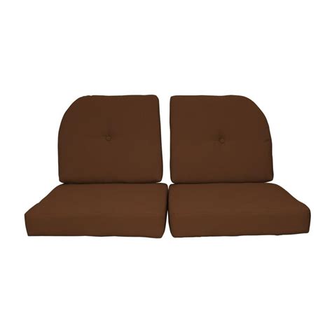 Paradise Cushions Sunbrella Sierra 4-Piece Outdoor Loveseat Cushion Set ...