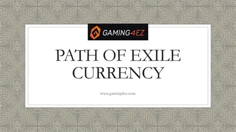 PPT - Path of exile currency PowerPoint Presentation, free download ...