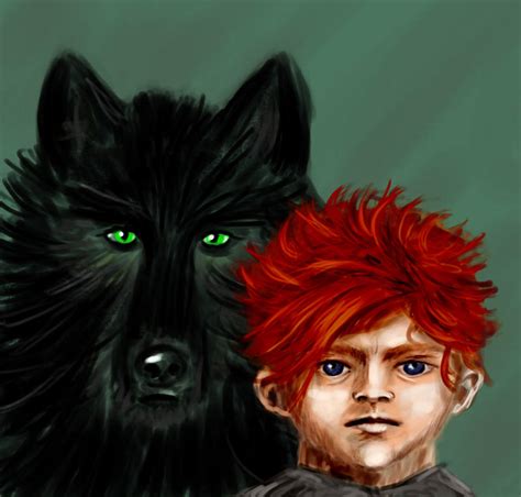 Rickon Stark and Shaggydog by guad on DeviantArt