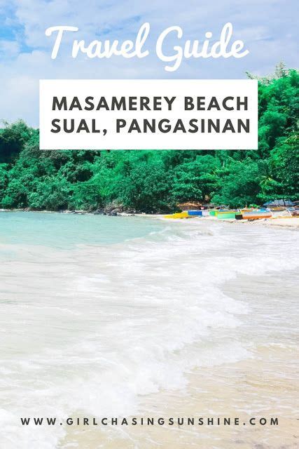 Travel Guide: Masamerey Beach in Sual, Pangasinan | Pangasinan ...