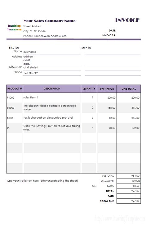 Free Bookkeeping Invoice Template | Customize & Download - Bonsai