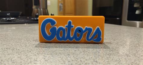 University of Florida Gators Script logo by joejuan | Download free STL ...