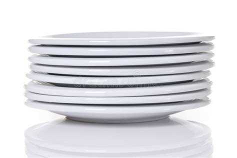 Stack Of White Dinner Plates Royalty Free Stock Photography - Image: 9147777