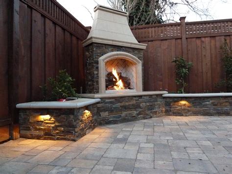 Small Outdoor Gas Fireplace | Fireplace Designs