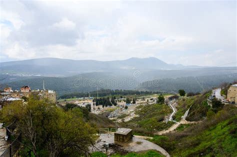 SAFED, ISRAEL - MARCH 25, 2022: View from the Upper Part of the City To ...