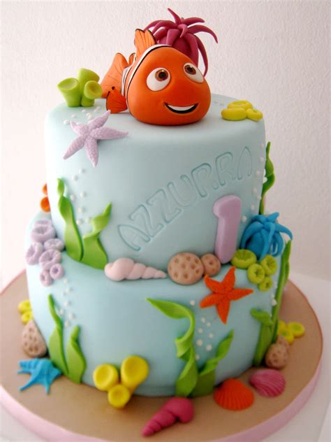 Nemo Cake - | Nemo cake, First birthday cakes, Finding nemo cake