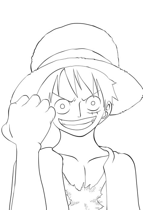 One Piece Luffy Coloring Pages One Piece Luffy One Piece Drawing | Images and Photos finder