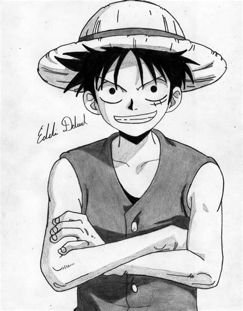 One Piece - Monkey D. Luffy by stcc7sixty on DeviantArt | Anime sketch, Anime character drawing ...