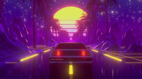 DeLorean car by the sunset - backiee