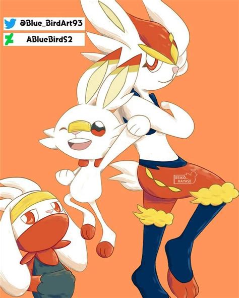 Scorbunny evolution by ABlueBirdS2 on DeviantArt New Pokemon Game, First Pokemon, Pokemon Red ...