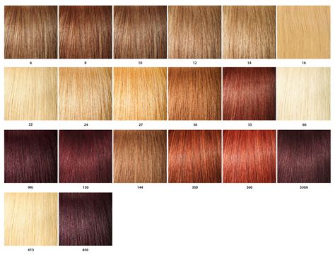 red hair color chart - hair weave color | hair color chart numbers for weave - Thompson Dwayne