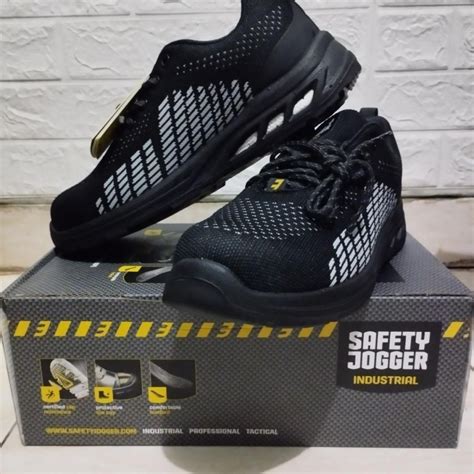 Jual Sepatu Safety Jogger Fitz Black | Shopee Indonesia