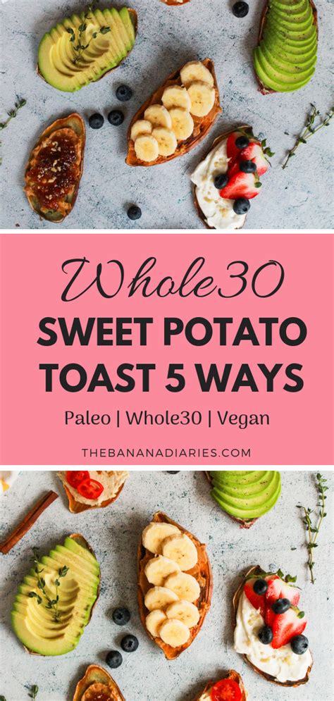 Sweet Potato Toast | Easy gluten free sweet potato toast with 5 ...