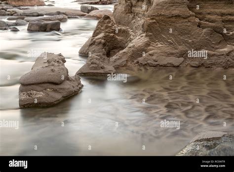 River Flowing Into Sea Stock Photos & River Flowing Into Sea Stock ...