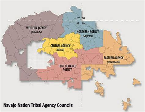 Navajo Language Map