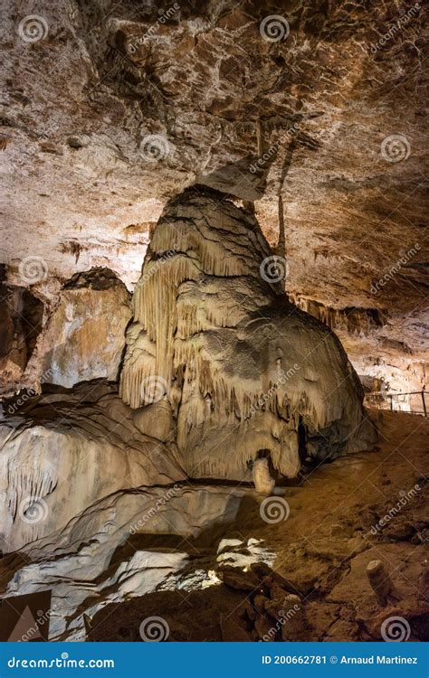 Beautiful Jura Natural Underground Caves France Stock Image - Image of ...